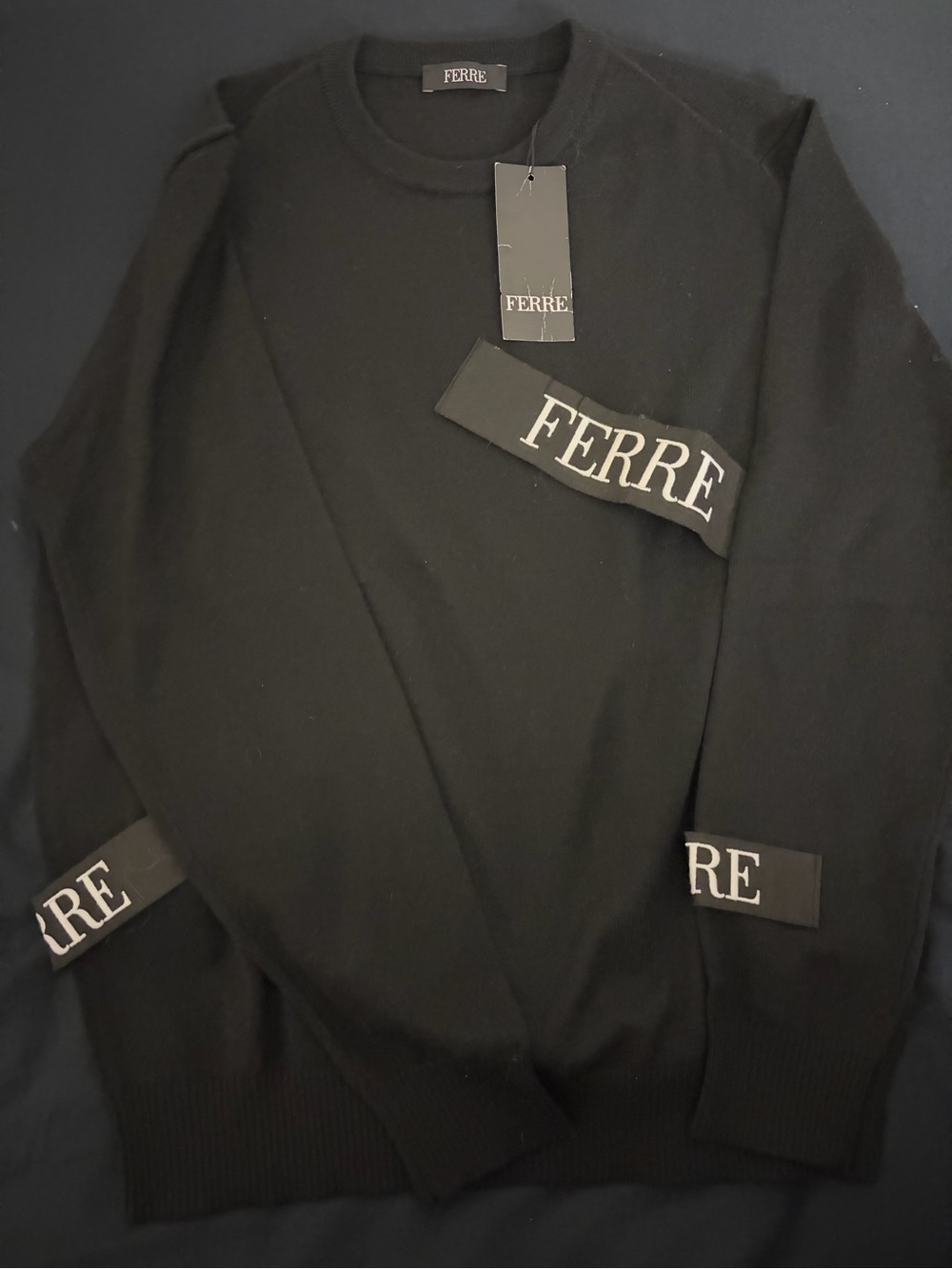 Ferre Wool Blend Crewneck Sweater – Size M – New with Tags - Price negotiable